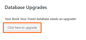 Database upgrades