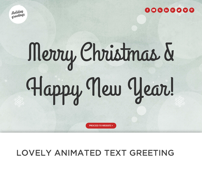 Demo 4: Lovely Animated Text Greeting