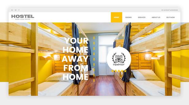 Hostel WordPress Theme