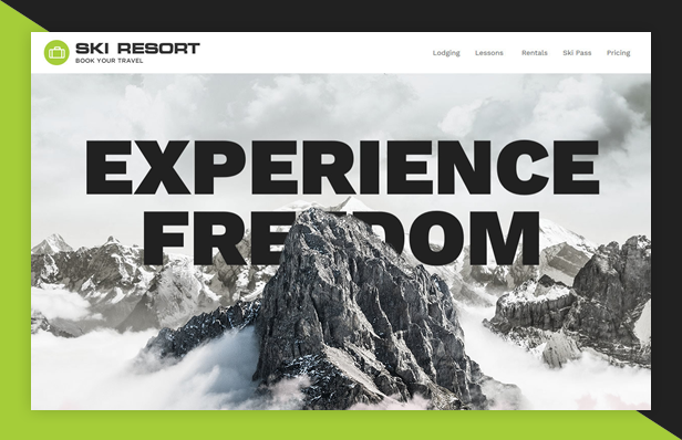 Ski Resort WordPress Theme