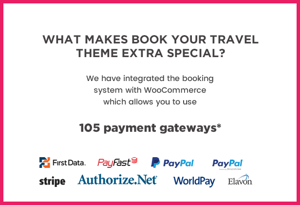 Book Your Travel Payment gateways