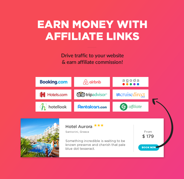 Earn money with affiliate links